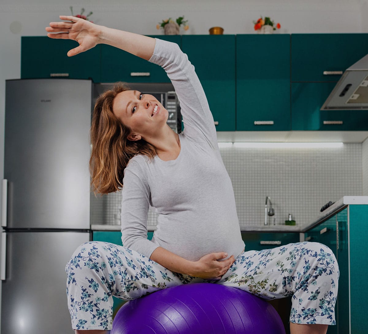 Swiss Ball pour la grossesse et pour femmes enceintes