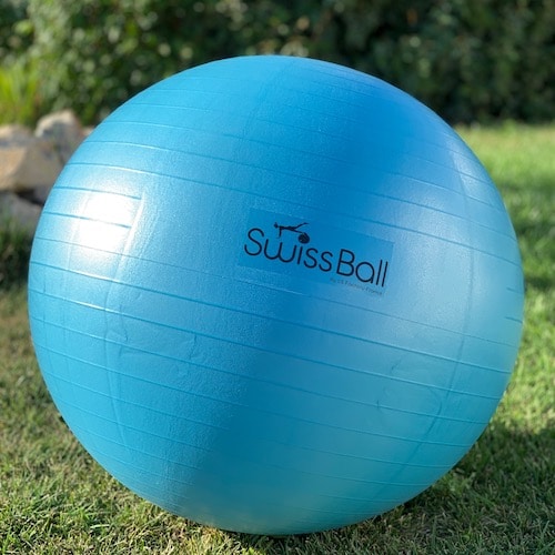 Ballon exercice bleu