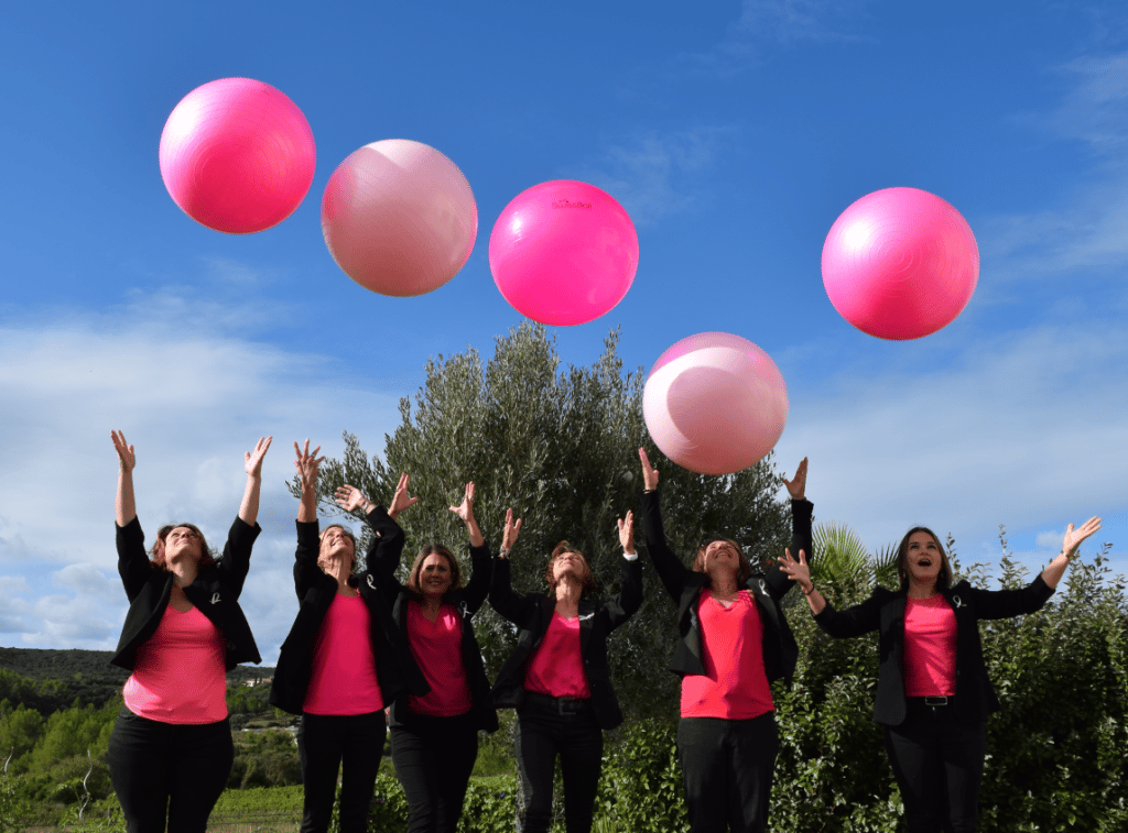 Swiss ball Octobre Rose 2020