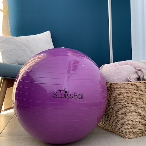 Swiss Ball violet interieur