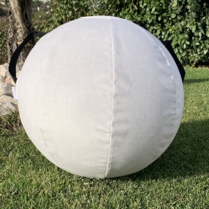 Housse Swiss Ball gris clair