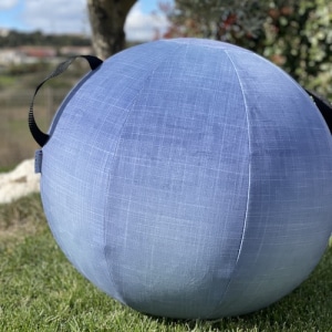 Housse Swiss Ball bleu delave