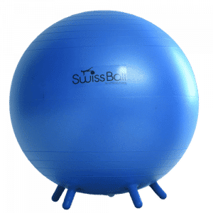 Sit ball ou siege de bureau bleu