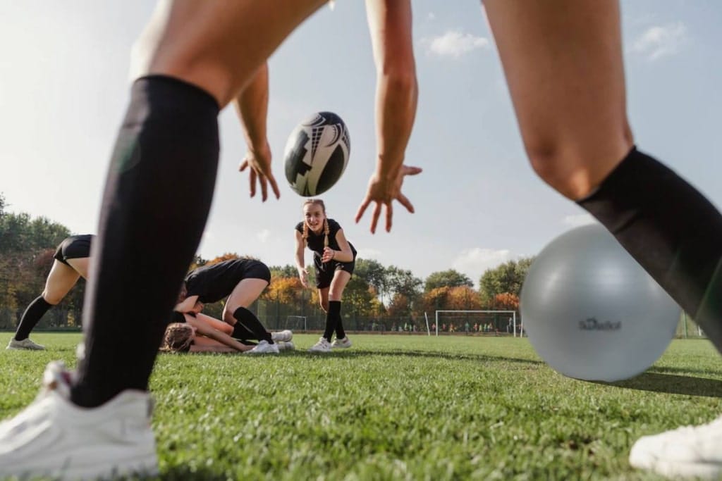 swiss ball rugby